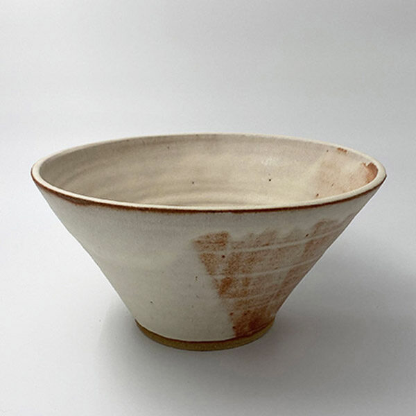 Ivory & Tan Tapered Bowl