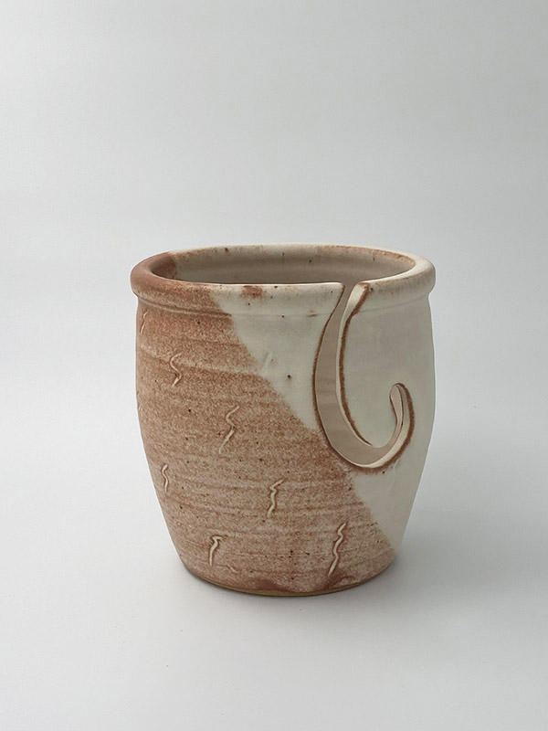 Ivory and Sand Yarn Bowl Ivory and Sand Yarn Bowl