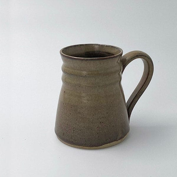 Mocha Ribbed Mug