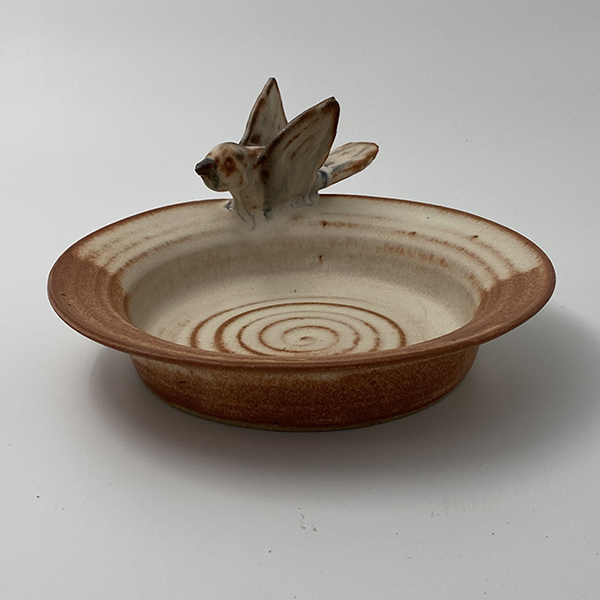 Serving Dish with Bird